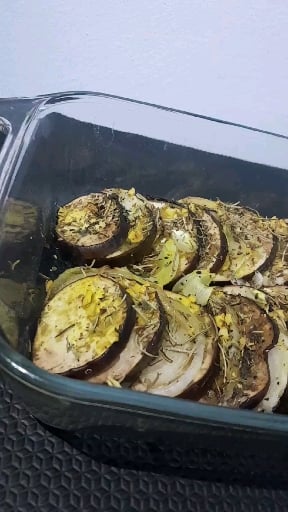 Photo of the roasted eggplant – recipe of roasted eggplant on DeliRec