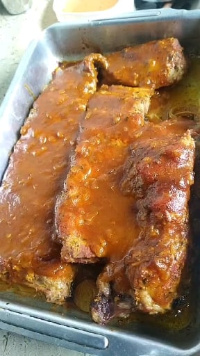 Photo of the Pork ribs with barbecue – recipe of Pork ribs with barbecue on DeliRec