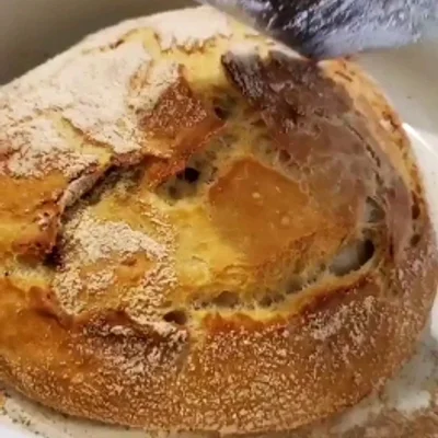 Recipe of Homemade artisan bread on the DeliRec recipe website