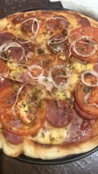 Photo of the Pizza with homemade dough – recipe of Pizza with homemade dough on DeliRec