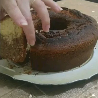 Recipe of black and white cake on the DeliRec recipe website