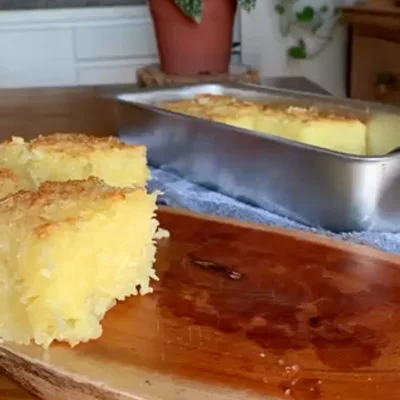 Recipe of Mané Pelado (Cassava Cake) on the DeliRec recipe website