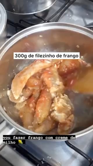 Foto da Filezinho de frango com creme de milho - receita de Filezinho de frango com creme de milho no DeliRec