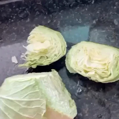 Recipe of Cabbage Roasted in Airfryer on the DeliRec recipe website