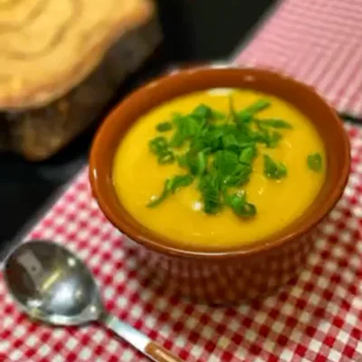 Recipe of Creamy Pumpkin Broth on the DeliRec recipe website