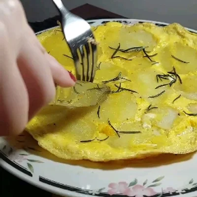 Recipe of Potato omelet on the DeliRec recipe website