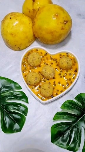 Photo of the passion fruit brigadeiro – recipe of passion fruit brigadeiro on DeliRec