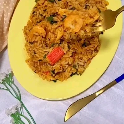 Recipe of Rice with Shrimp in Sauce on the DeliRec recipe website