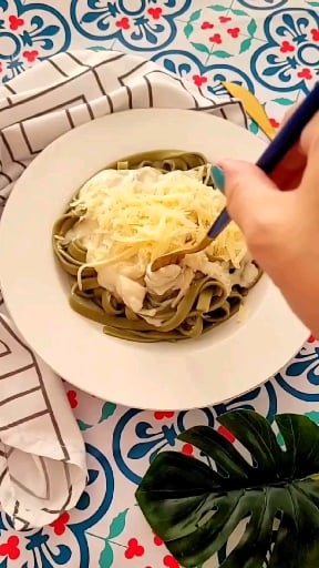Photo of the Fettuccine with White Sauce – recipe of Fettuccine with White Sauce on DeliRec