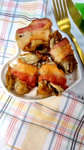 Foto da Shimeji com Bacon  - receita de Shimeji com Bacon  no DeliRec