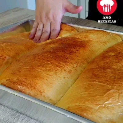 Recipe of grandma's homemade bread on the DeliRec recipe website