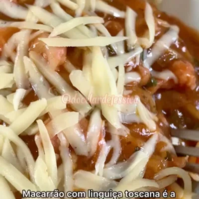 Recipe of Pasta with Tuscan Sausage Sauce on the DeliRec recipe website