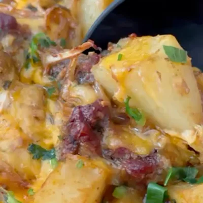 Recipe of Meat in the oven with potatoes on the DeliRec recipe website