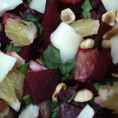Recipe of Crispy Beet Salad on the DeliRec recipe website