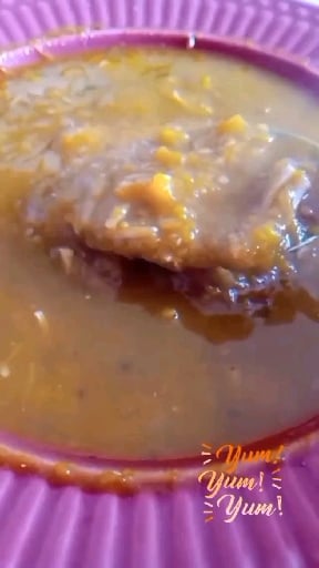 Foto da Caldo rústico de abóbora com frango  - receita de Caldo rústico de abóbora com frango  no DeliRec