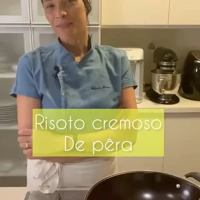 Recipe of Creamy Pear Risotto on the DeliRec recipe website