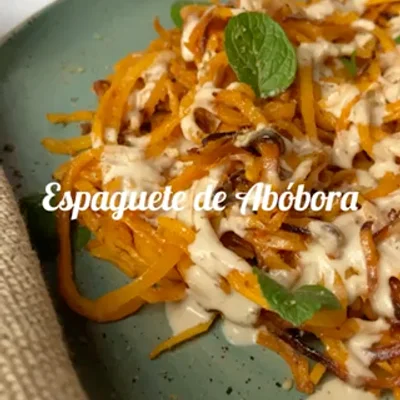 Recipe of Pumpkin Spaghetti on the DeliRec recipe website