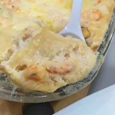 Recipe of Shrimp lasagna on the DeliRec recipe website