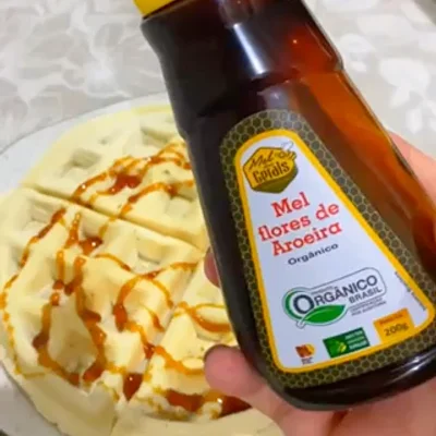 Recipe of Gluten-free waffle with mastic flower honey on the DeliRec recipe website