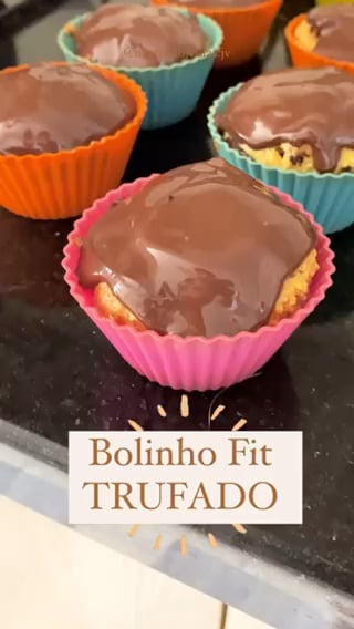 Photo of the Fit Truffle Cupcake – recipe of Fit Truffle Cupcake on DeliRec