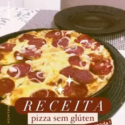 Recipe of gluten free pizza on the DeliRec recipe website