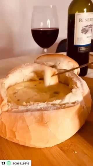 Photo of the Cheese Fondue on Italian Bread – recipe of Cheese Fondue on Italian Bread on DeliRec