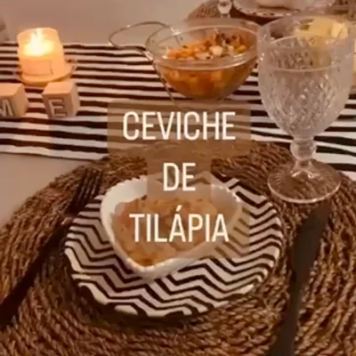 Recipe of tilapia ceviche on the DeliRec recipe website