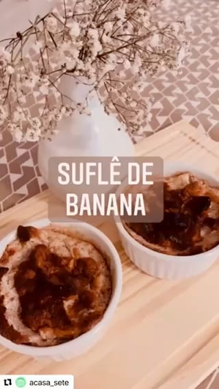 Foto della soufflé di banana - ricetta di soufflé di banana nel DeliRec