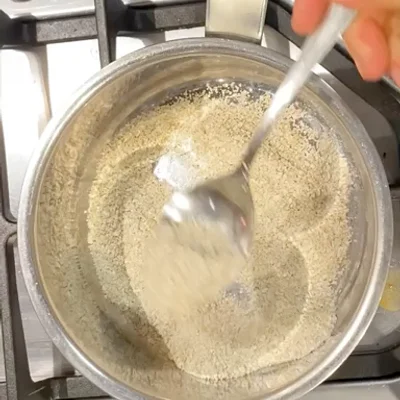 Recipe of Oatmeal porridge with baked apple on the DeliRec recipe website