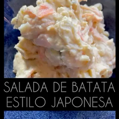 Receita de Poteto sarada (salada de batata japonesa) no site de receitas DeliRec