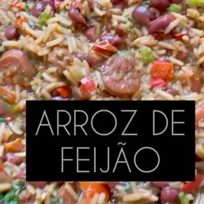 Recipe of bean rice on the DeliRec recipe website