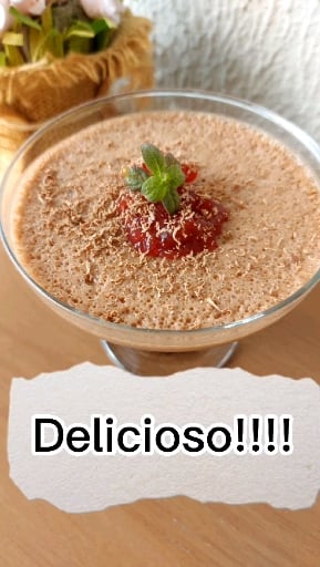 Photo of the diet cocoa mousse – recipe of diet cocoa mousse on DeliRec