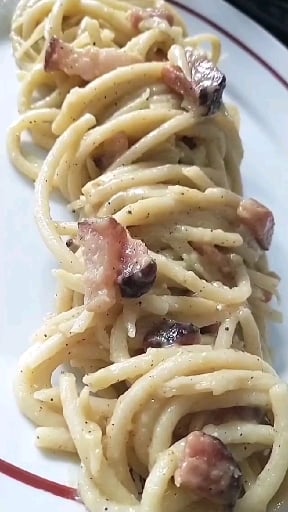 Foto da Espaguete a carbonara - receita de Espaguete a carbonara no DeliRec