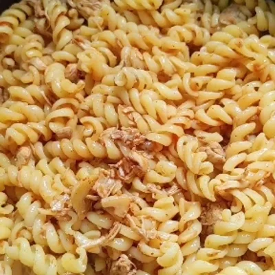 Recipe of Macaroni with chicken in Worcestershire sauce on the DeliRec recipe website