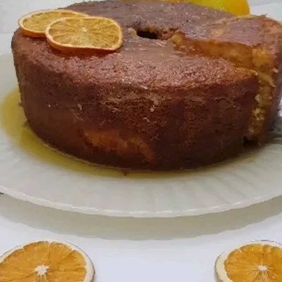 Receta de pastel de naranja en el sitio web de recetas de DeliRec