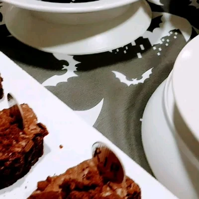 Receta de brownie de halloween en el sitio web de recetas de DeliRec
